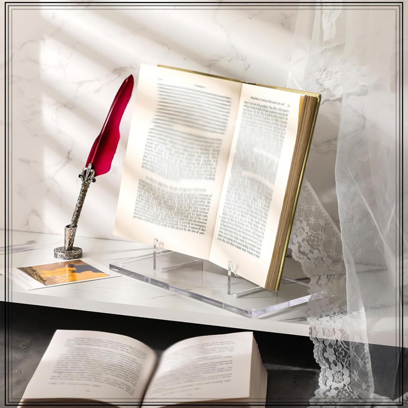 Clear Acrylic Book Stand Holder - 디스플레이 스탠드 아크릴 투명 플레이트 홀더