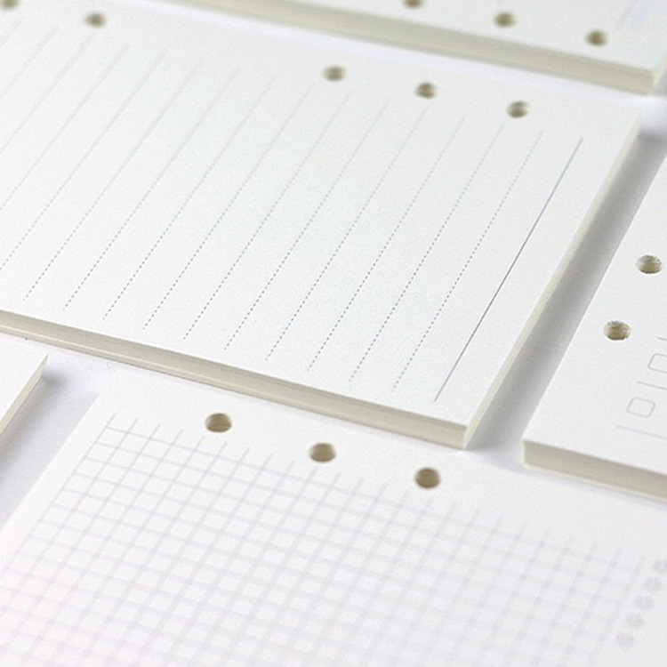 A5 Spiral Dotted Grid Notebook - A5 A6 A7 루스 리프 노트