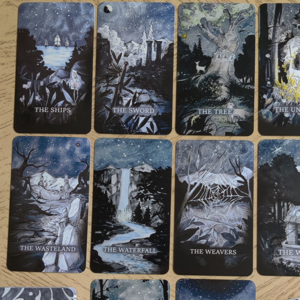 끝없는 오라클 9*6cm 손으로 그린 ​​Myriora - Tarot Deck With Guidebook 리뷰 및 가격