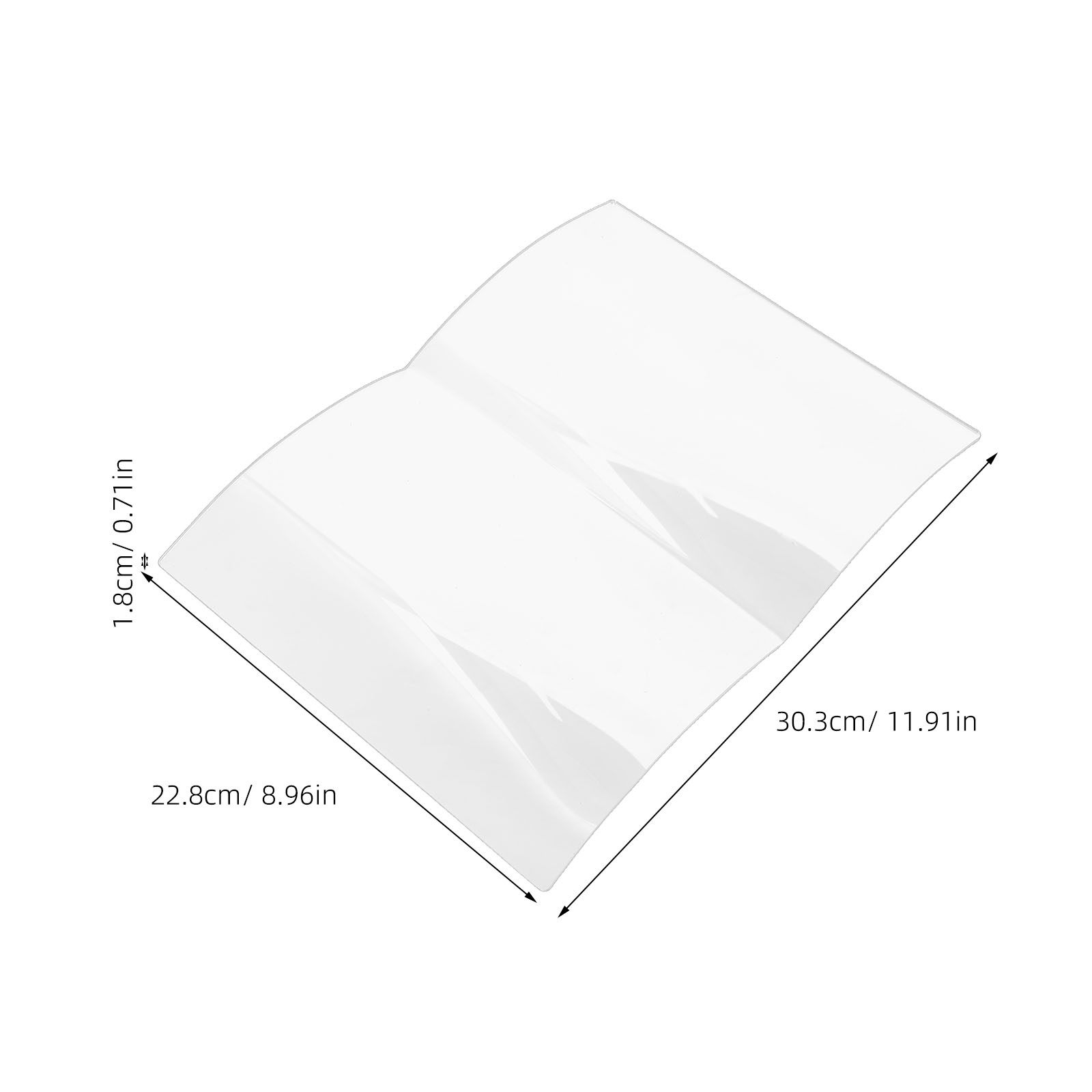 투명 아크릴 책 거치대, 부채 모양의 개방형 디자인,  - Clear Acrylic Book Stand Holder 리뷰 및 가격