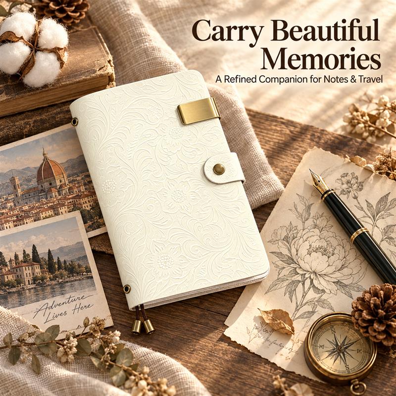 최고급 가죽(A6 사이즈)으로 제작된 여행용 노트, 빈 - Vintage Leather Journal Notebook 리뷰 및 가격