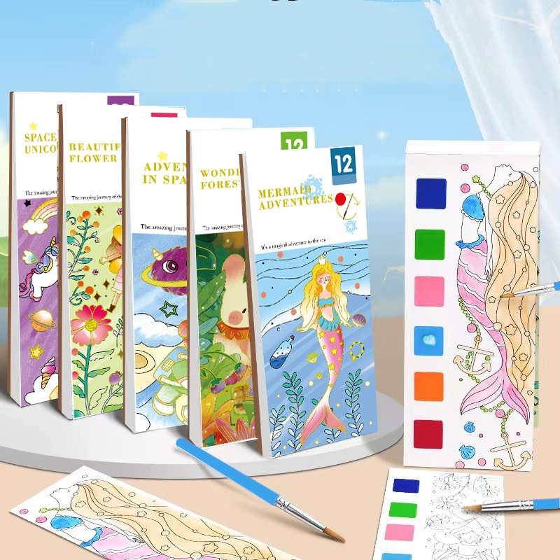 어린이를 위한 Bview Art Magic 물 활성화  - Reusable Water Magic Coloring Book 리뷰 및 가격