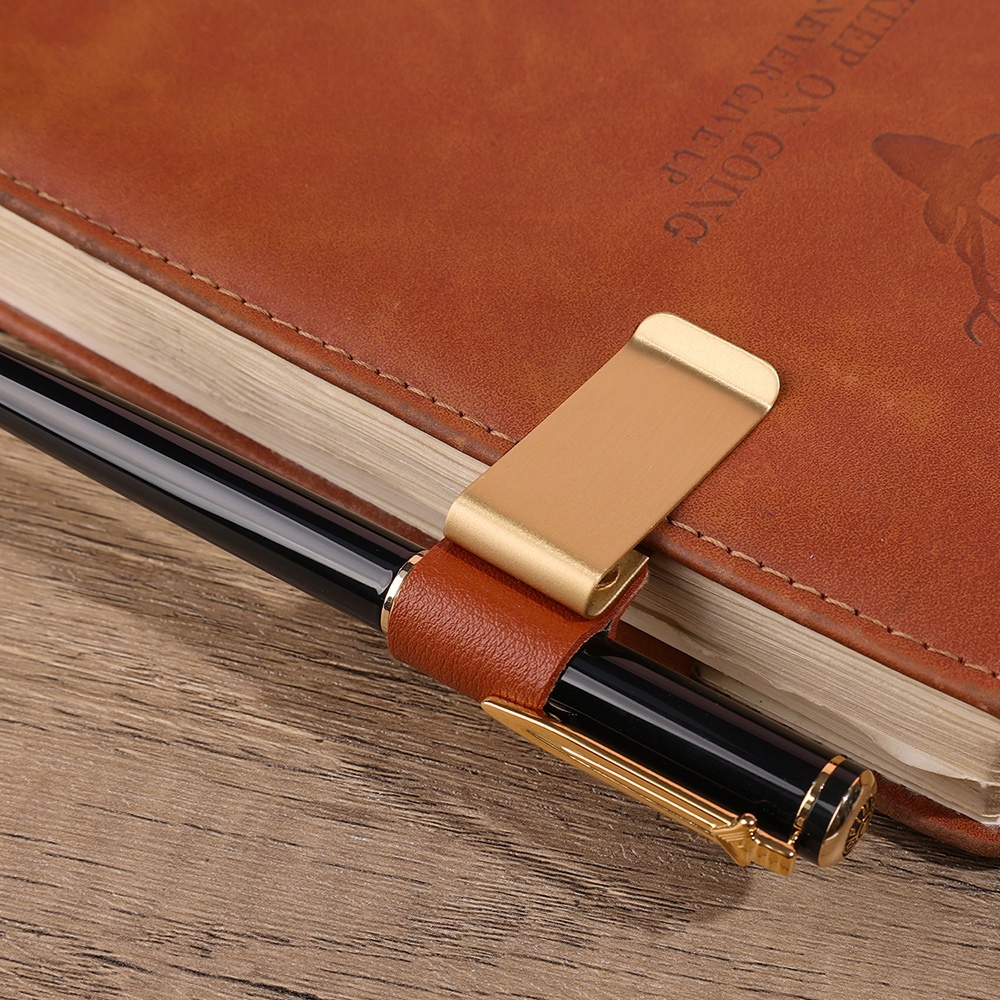빈티지 수제 가죽 펜 홀더 황동 스테인리스 스틸 클립  - Vintage Leather Journal Notebook 리뷰 및 가격