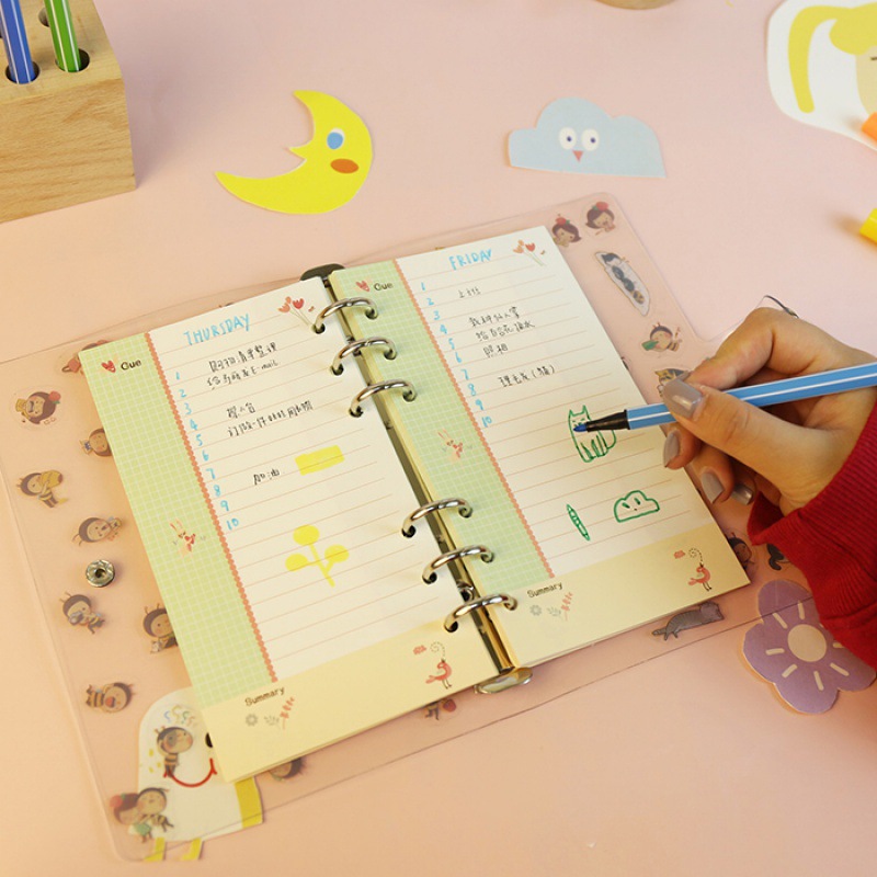 2026 컬러 A5 A6 루즈리프 노트 리필 스파이럴  - A5 Spiral Dotted Grid Notebook 리뷰 및 가격