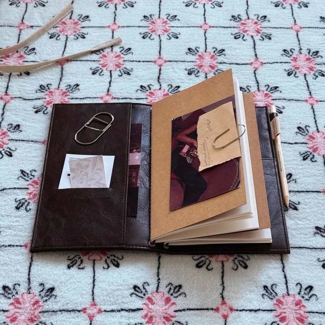 빈티지 블랙 노트 PU 가죽 블랭크 크래프트 다이어리  - Vintage Leather Journal Notebook 리뷰 및 가격