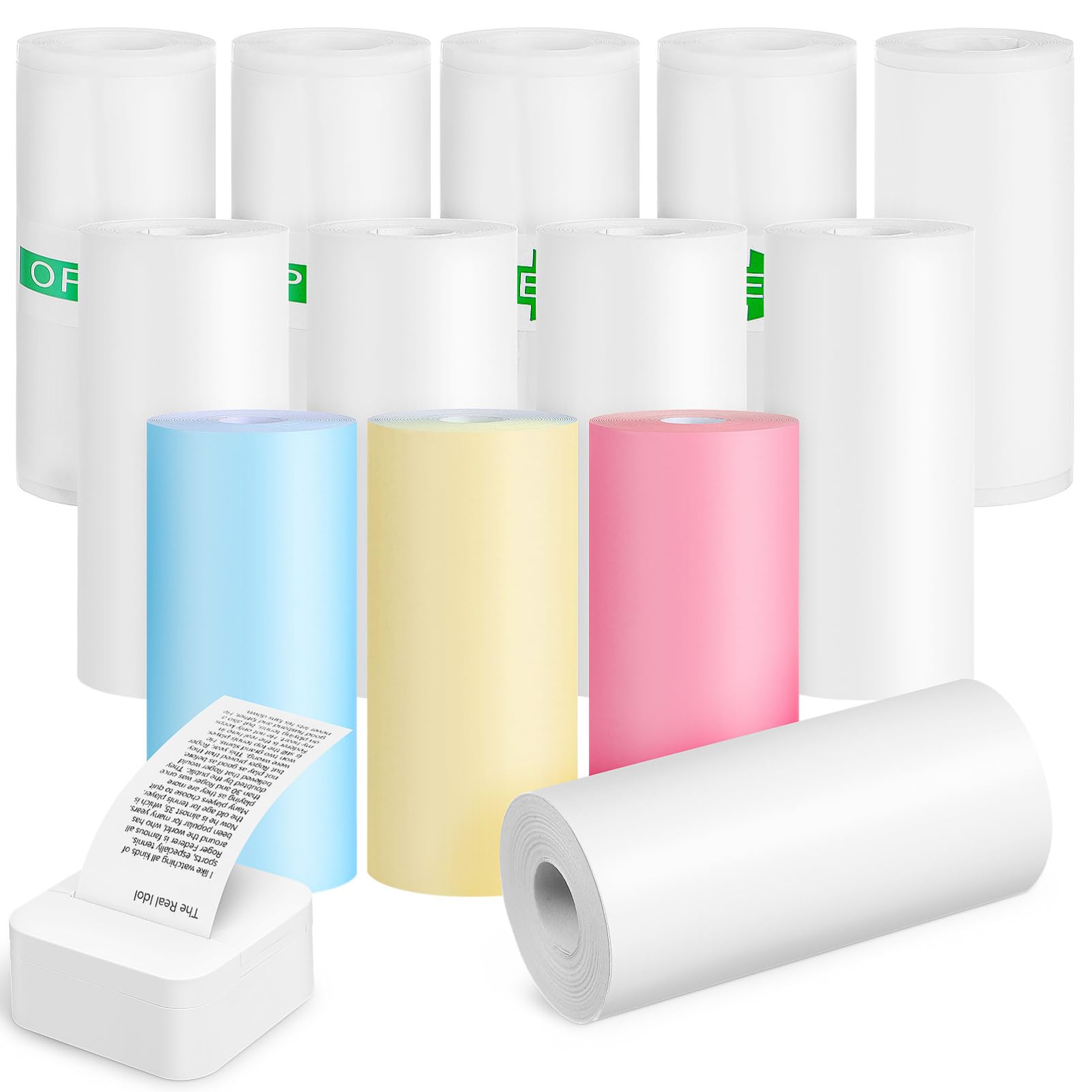 미니 감열 프린터 용지 13롤 57 X 25mm 포켓  - Mini Pocket Thermal Printer Paper Roll 리뷰 및 가격