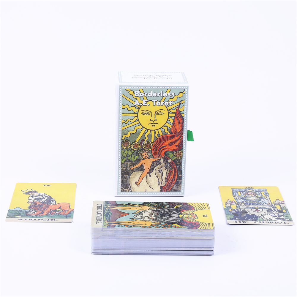 12*7cm 경계선 없는 A.E. 슬라이딩 리지드 선물 - Tarot Deck With Guidebook 리뷰 및 가격