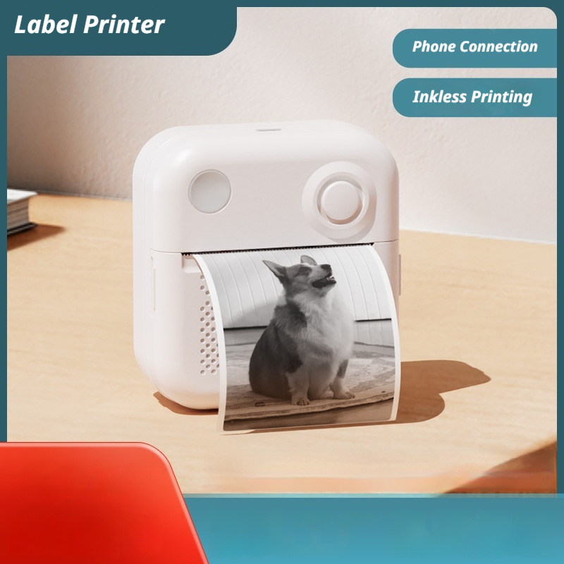 미니 포켓 블루투스 감열 프린터, 사진 스티커 라벨용, - Mini Pocket Thermal Printer Paper Roll 리뷰 및 가격