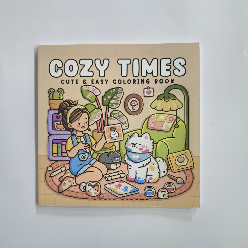 아늑한 시간 성인을 위한 귀엽고 쉬운 색칠하기 책 귀여 - Adult Coloring Book Stress Relief 리뷰 및 가격
