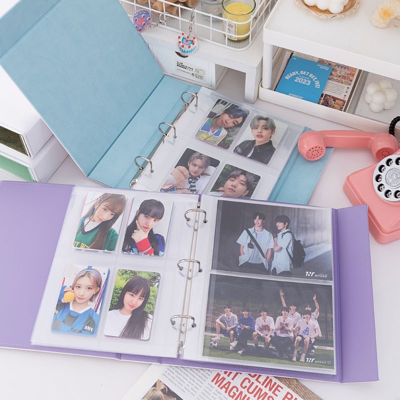 A5 바인더 포토카드 마그네틱 D 3/7 링 K팝 포토 - Kpop Photo Card Binder 3 Inch 리뷰 및 가격