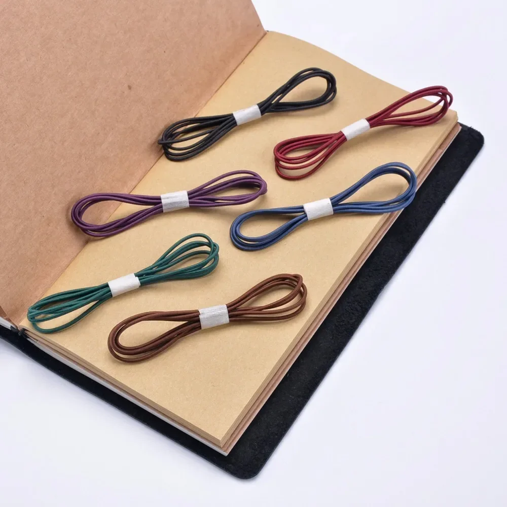 가죽 노트북 액세서리용 탄성 고무 밴드, 탄성 스트링  - Vintage Leather Journal Notebook 리뷰 및 가격