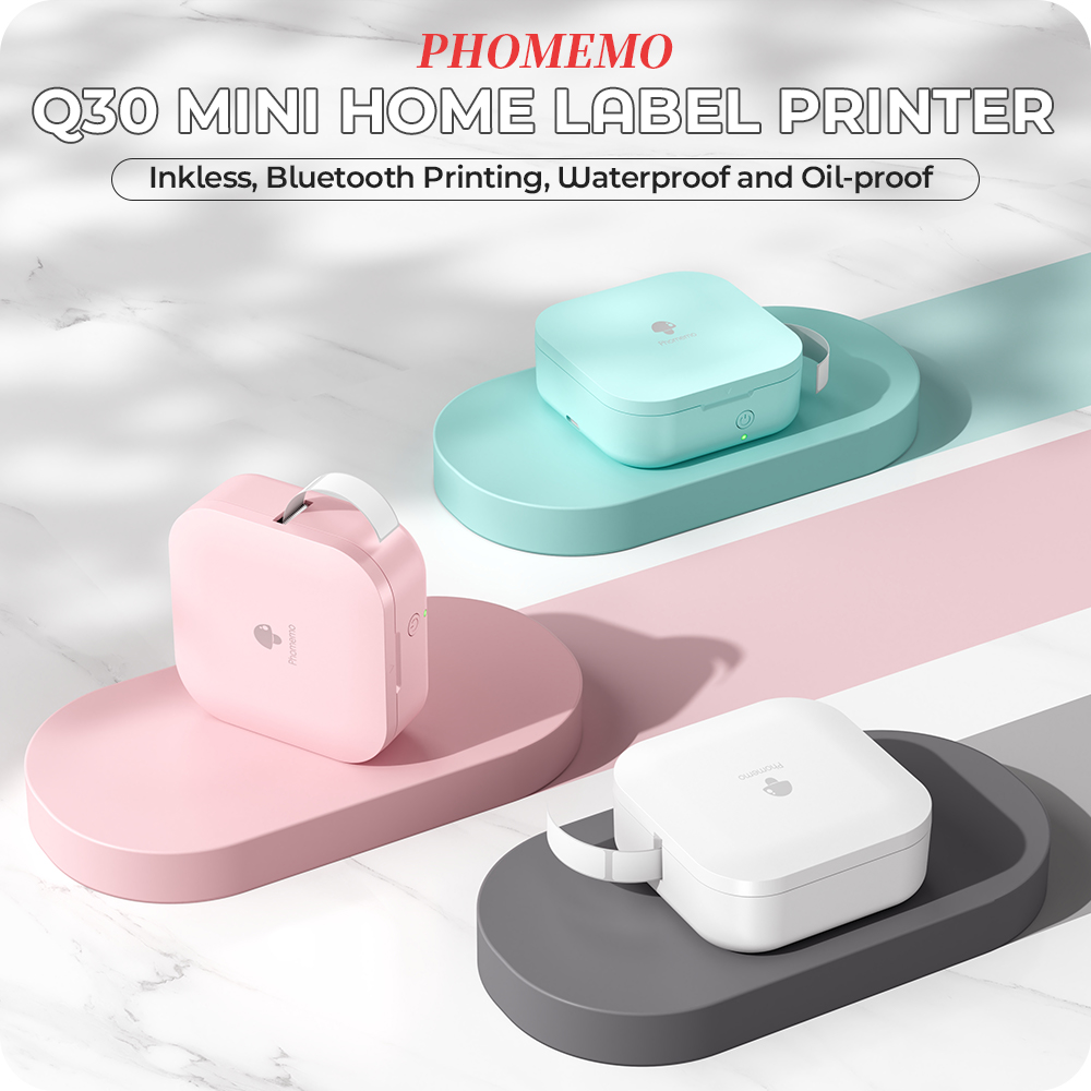 【신제품】Phomemo Q30 미니 라벨 프린터 휴대용 - Mini Pocket Thermal Printer Paper Roll 리뷰 및 가격