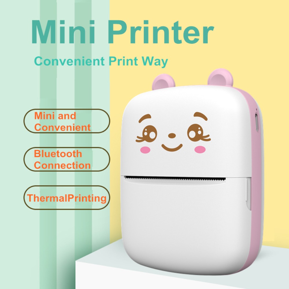 미니 휴대용 포켓 잉크리스 감열 프린터 블루투스 USB - Mini Pocket Thermal Printer Paper Roll 리뷰 및 가격