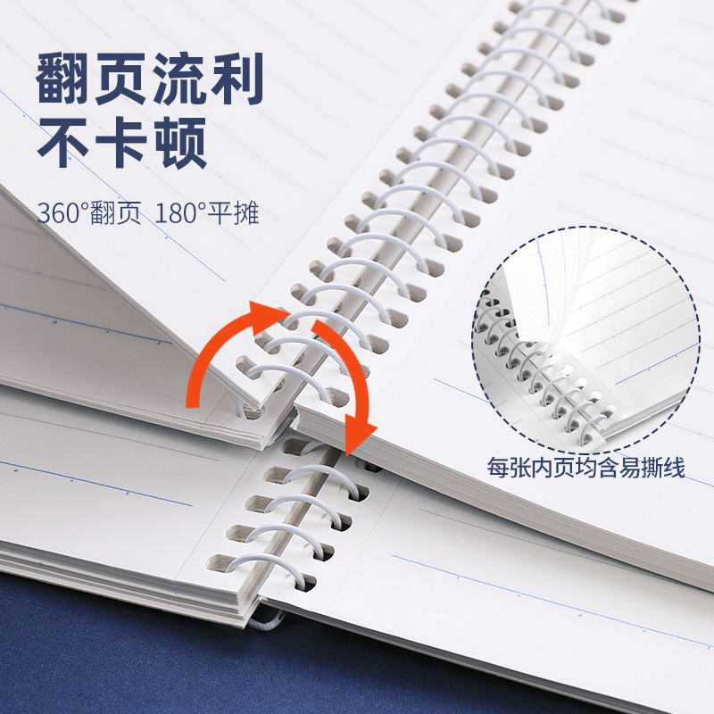 KOKUYO-나선형 책 코일 노트북 A5 B6 도트 라 - A5 Spiral Dotted Grid Notebook 리뷰 및 가격
