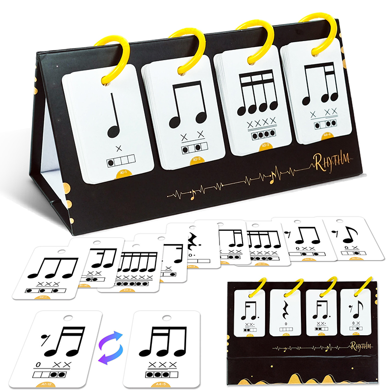 【Y】72PCS 음악 계몽 학습 카드 음표 악기 리듬  - Blank Sheet Music Notebook 리뷰 및 가격