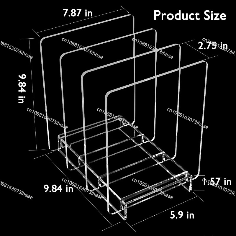 투명 아크릴 잡지 홀더 및 파일 정리함 책상용 스탠딩  - Clear Acrylic Book Stand Holder 리뷰 및 가격