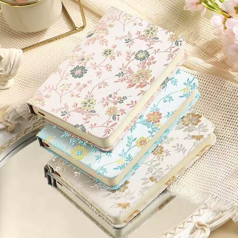 A6 중국 꽃무늬 브로케이드 노트 256 페이지 빈티지 - Vintage Leather Journal Notebook 리뷰 및 가격