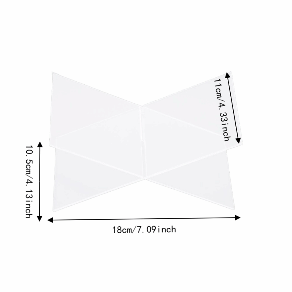 X자형 디자인 아크릴 책 거치대 1세트, 투명 아크릴  - Clear Acrylic Book Stand Holder 리뷰 및 가격